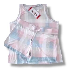 Honeydew Intimates Womens Tank and Short Set with Lace Trim